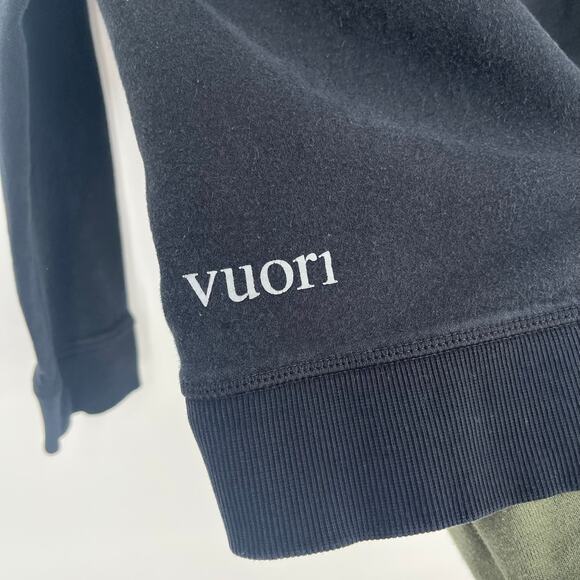 Vuori Cosmos Zip Up Hoodie Sweatshirt Black Size Medium - Picture 5 of 12